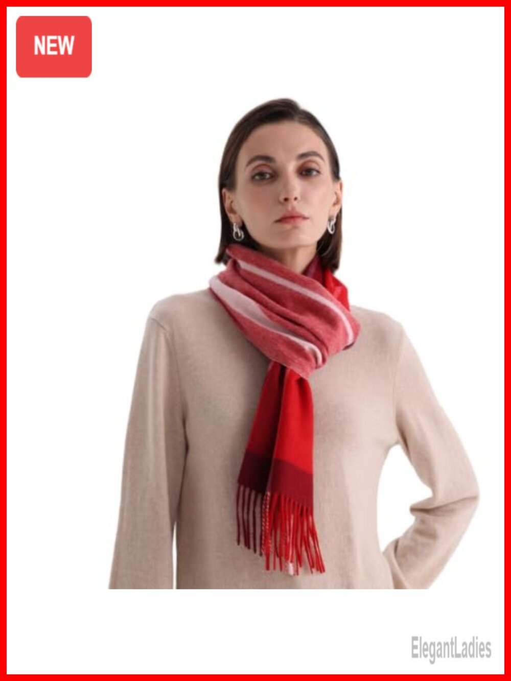 100% Mongolian Pure Cashmere Scarf Unisex Winter Wrap Lightweight